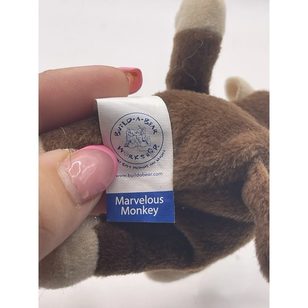 Build A Bear Marvelous Monkey Brown Mini Stuffed Animal Friends 3